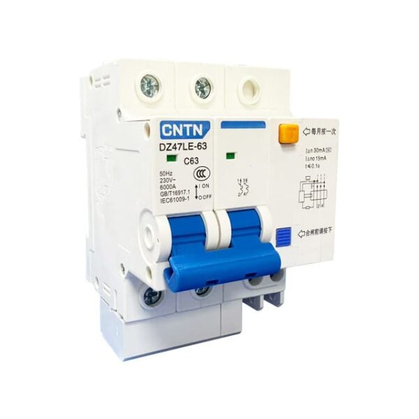 63asp Rcbo RCBO 63A 30ma DZ47LE-63 - Zhejiang CNTN Electric Co.,Ltd