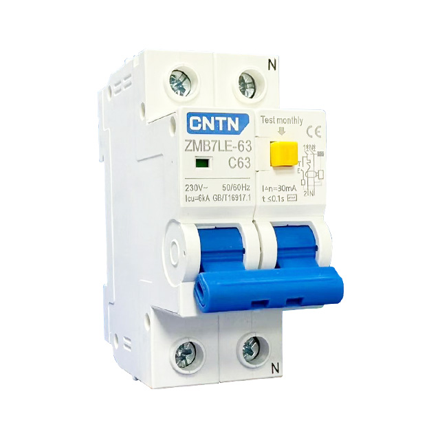 ZMB7LE-63 2P 63A RCBO Electronic