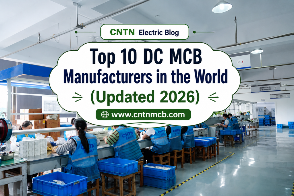 Top 10 DC MCB Manufacturers in the World (Updated 2026)