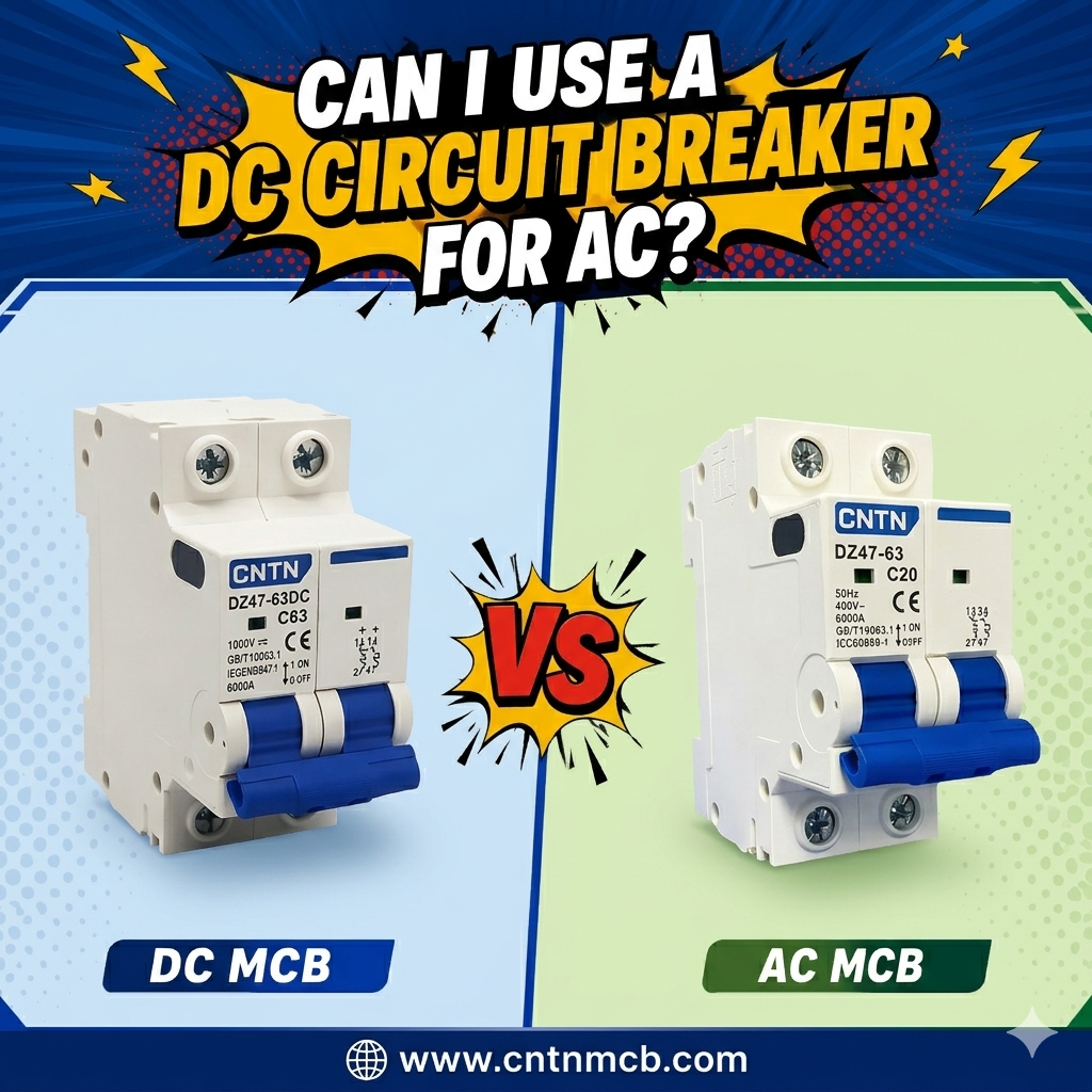 CAN I USE A DC CIRCUIT BREAKER FOR AC?