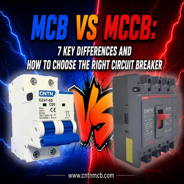MCB VS MCCB: 7 Key Differences and How to Choose the Right Circuit Breaker