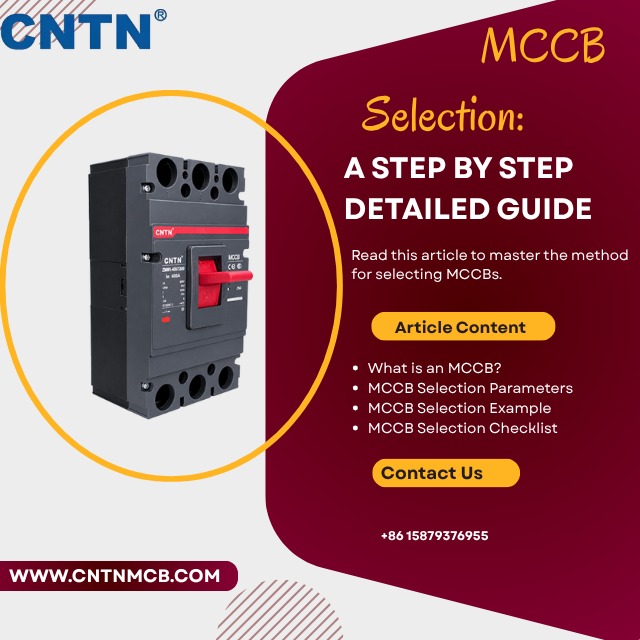 MCCB Selection A Step By Step Detailed Guide